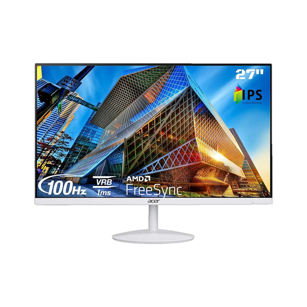 Acer 68.58 cm (27 inch) Full HD IPS Panel with Blue Light Shield, Low Dimming, Comfy View, Eco Display, 2X1W Inbuilt Speakers, Wall Mountable Ultra Thin Monitor (SA272E)