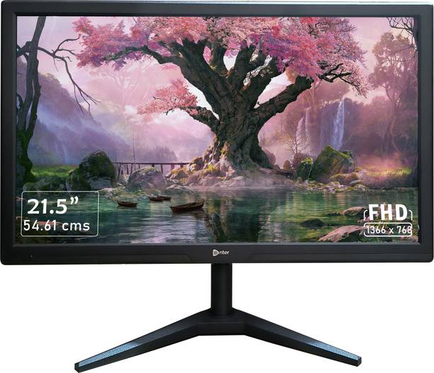 Enter 54.61 cm (22 inch) Full HD TN Panel Monitor (can be used for cctv, office, work, home)