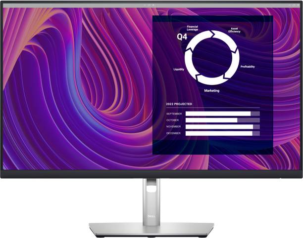 DELL 68.58 cm (27 inch) Full HD LED Backlit IPS Panel with Ports: HDMI, DisplayPort 1.2, USB 3.2 Gen 1, 4 x USB 3.2 Gen 1, Adjustability-Height, Pivot (Rotation) Swivel Monitor (P2723D)