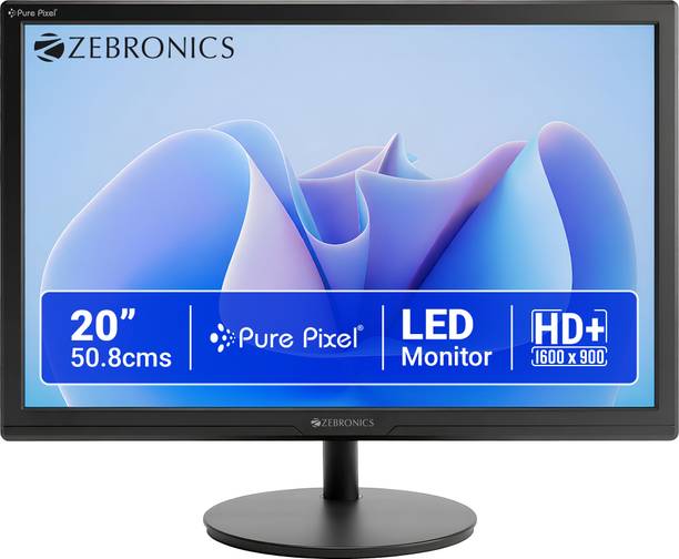 ZEBRONICS 50.8 cm (20 inch) HD+ TN Panel Monitor (ZEB-EV20)