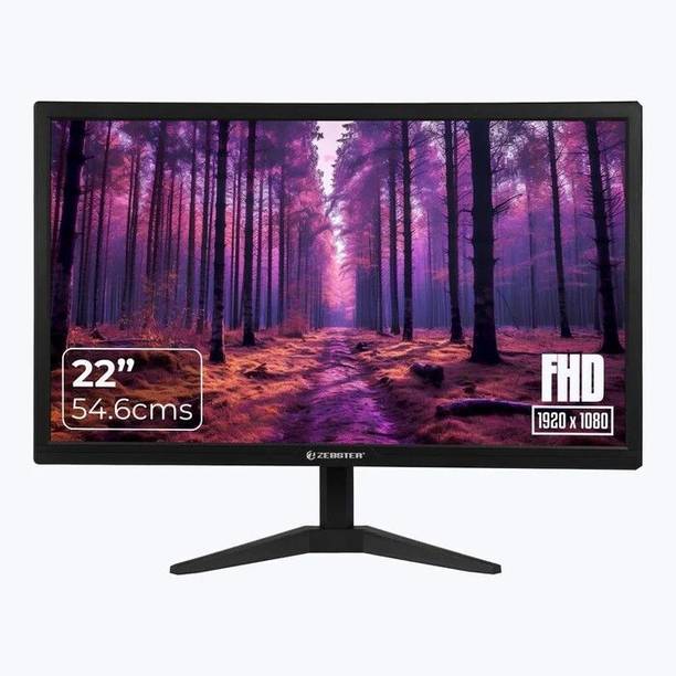 ZEBRONICS ZEBESTER A/Z SERIES FHD ZEB-A22FHD 55.88 cm (22 inch) Full HD LED Backlit TN Panel Monitor (Z-GV222)