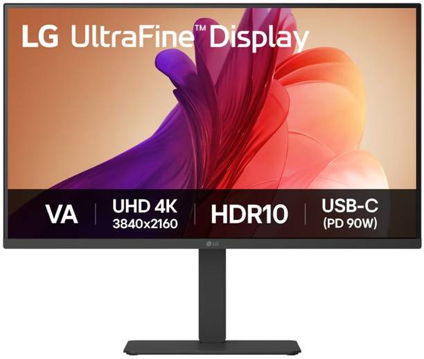 LG Ultrafine 80.01 cm (32 inch) 4K Ultra HD VA Panel 31.5'' UHD 4K (3840x2160) VA, DCI-P3 90% (Typ.) with HDR10, 3-side Narrow Bezel Design, USB Type-C (90W Power Delivery), LG Switch Monitor (32U720A-BA.ATRBMKL)