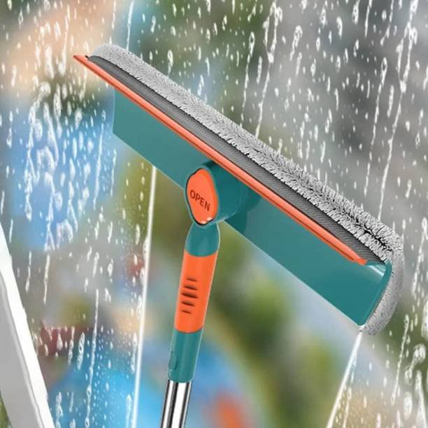 Flipkart SmartBuy 2 in 1 High Windows Cleaner Mop / Wiper with Bendable Head Flat Mop Flat Mop