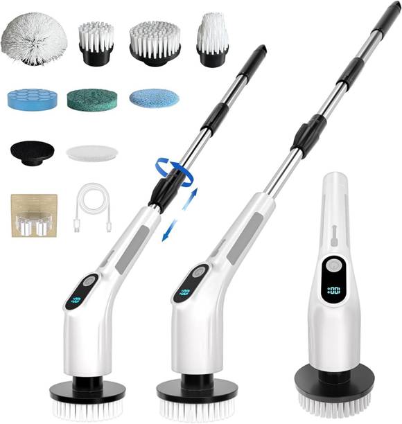 CPENSUS 7 in 1 Multifunction Electc Spin Scrubber Cordless Autriomatic Cleaning Brush Mop Set