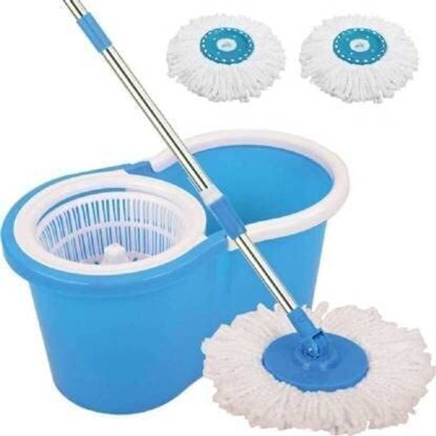 CREZON 360 Magic Mop With 2 Super Absorbers for Home & Office Floor Mop Set
