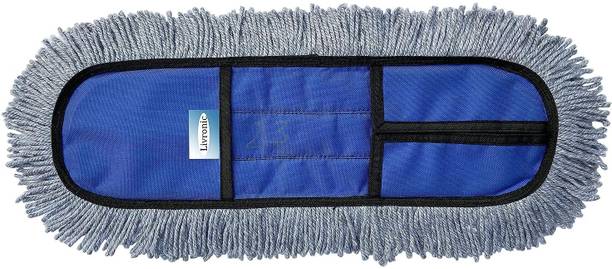 Livronic Floor Mop Wet and Dry for Floor Cleaning Mop 24 Inch 5 FEET handle(REFILL 1)ONLY Dust Mop