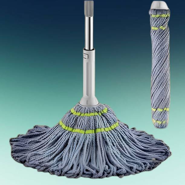 PICKORA Professional Cotton Floor Cleaner for Hard Surface Care Wet & Dry Mop