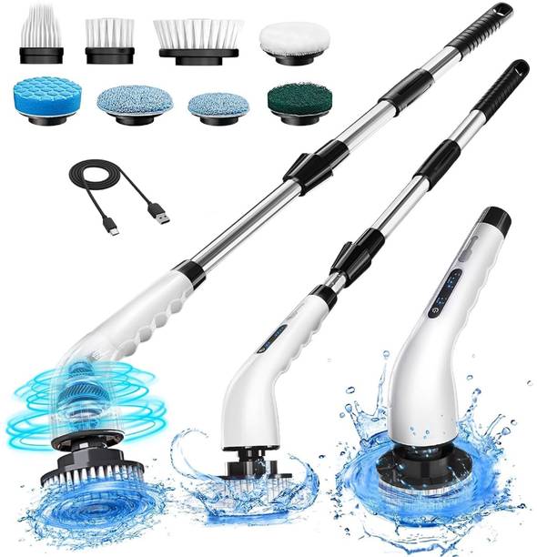 Sakrai Powerful Electric Spin Scrubber Cleaning Machine Floor Bathroom Tiles Bathtub Wet & Dry Mop