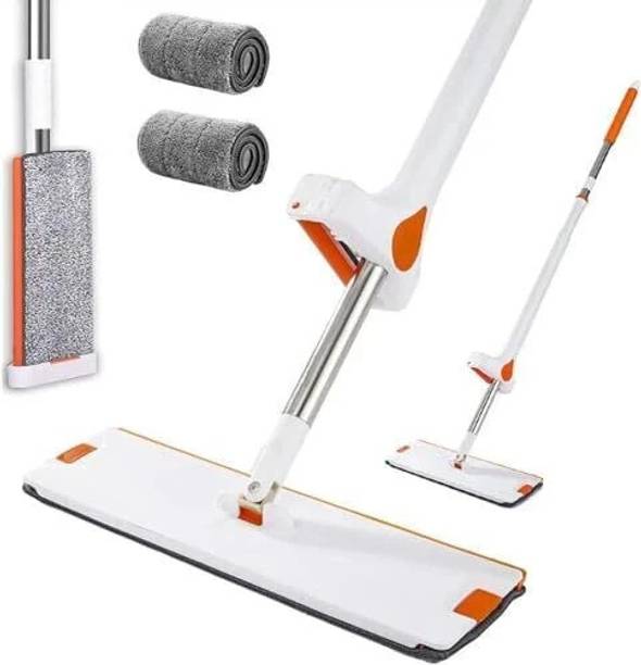 Flipkart SmartBuy Slider Squeeze Flat Mop Home Office Cleaning 40 CM Head Pack of 1 (2 Mop Pads) Flat Mop