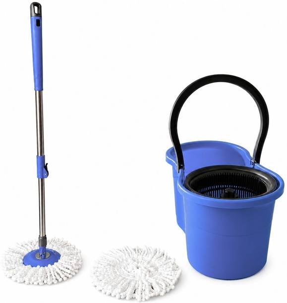 KitchEra Exim Mini 360° Spin Mop Bucket Set Pocha for Home & Office Cleaning Tool Mop Set