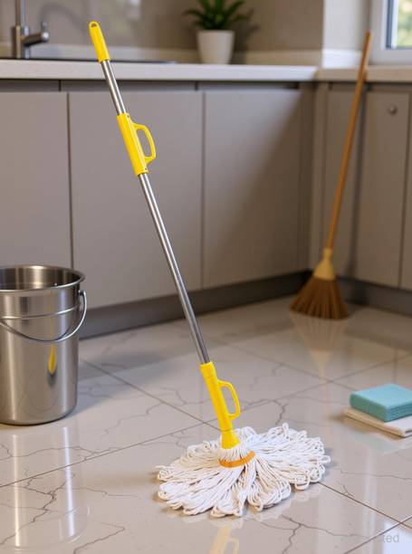 HIC Cotton Twist Mop for Floor Cleaning Mop Pochha YI-667 Wet & Dry Mop