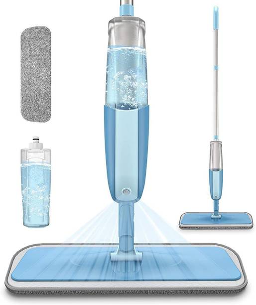 MEXERRIS Spray Mop with Microfiber Pads & Durable Floor Cleaning Mop for Home, Kitchen Wet & Dry Mop