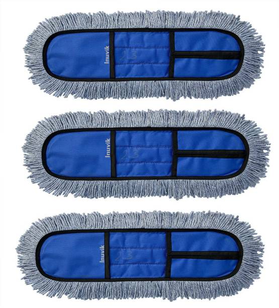 Inuvik Wet and Dry Mop Refill 18 Inch (Multicolor) (18 INCH Refill (3 Pcs)) Wet & Dry Mop