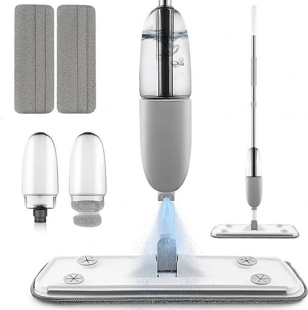 Niloni 360° Spin Mop | Floor Cleaning Mop | Stainless Steel Handle | Home Cleaning Set Wet & Dry Mop