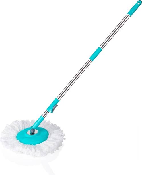 ELINOR MOP PIPE SET DISH AND MICROFIBER REFILL COMES WITHOUT BUCKET Mop Rod