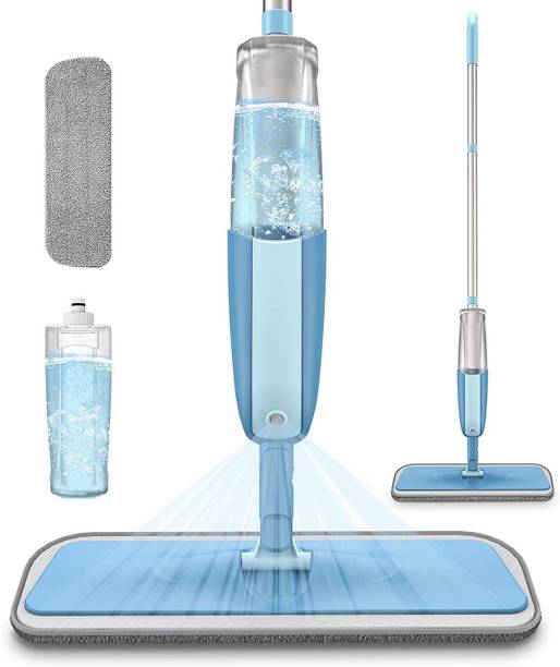 Krinus Spray Mop with Removable Washable Cleaning Pad and Water Spray Mechanism Wet & Dry Mop