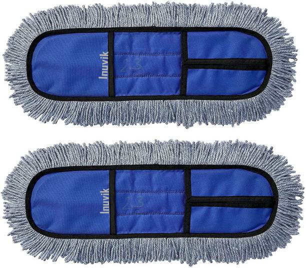 Inuvik 18" Cotton Pad Refill for Wet and Dry mop (Pack of 1) (18" Refill 2 Pcs) Wet & Dry Mop