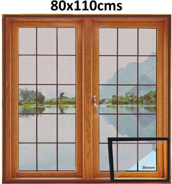 Lifekrafts 120 GSM Fiberglass Pre-Stitched Window Fibre Washable Adults Mosquito Net