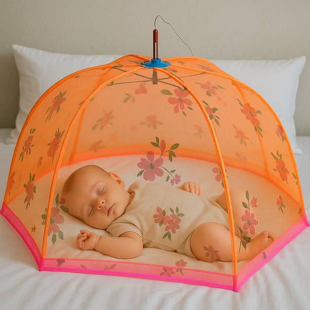Mosquhub Cotton Kids Washable Orenge 199 Mosquito Net