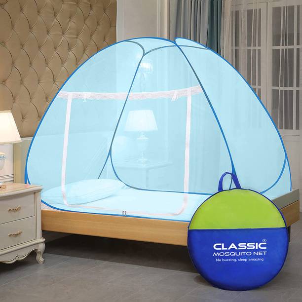 क्लासिक मॉस्कीटो नेट for Single Bed Foldable Machardani Strong 30GSM mesh पॉलिएस्टर के लिए बनाया गया मॉस्कीटो नेट