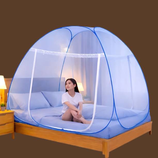 AK FAISHAN Foldable Canopy Bed House for Comfortable Resting Polyester Washable Adults Mosquito Net