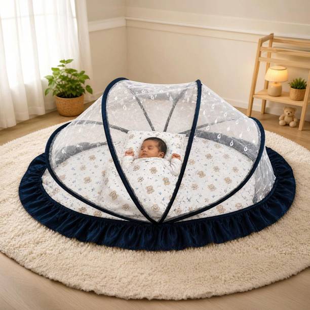 jr enterprise Baby crib mosquito net HDPE - High Density Poly Ethylene Washable Kids Mosquito Net
