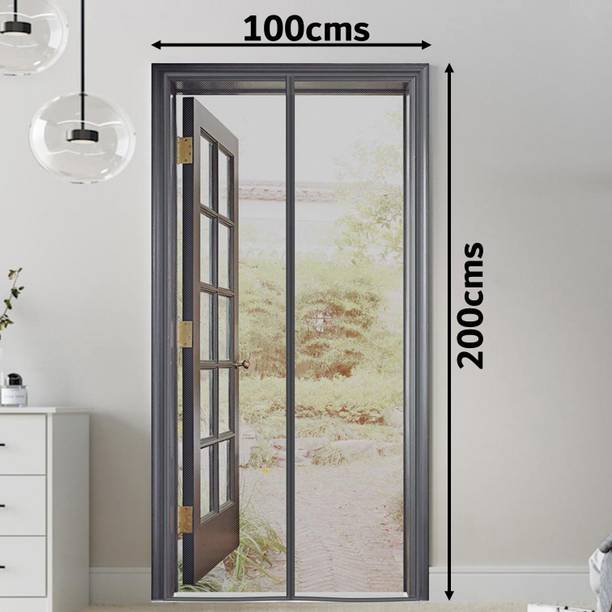 लाइफक्राफ्ट्स Auto-Closing Magnetic Door पॉलिएस्टर के लिए बनाया गया मॉस्कीटो नेट