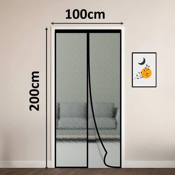 लाइफक्राफ्ट्स AC Curtain–Thermal Insulated Magnetic Screen for Dust, Privacy & Insect Control HDPE - हाई डेंसिटी पॉली एथिलीन के लिए बनाया गया मॉस्कीटो नेट
