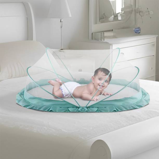 Lifekrafts Nylon Infants Baby Folding Crib Big Size Mosquito Net