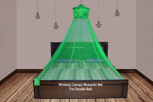 Clivemont Double Bed Canopy Net Nylon Washable Adults Mosquito Net