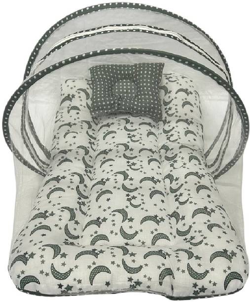 Kidrop Cotton Kids Washable Cotton Infants Washable camel baby mosquito net bed baby mattress Mosquito Net