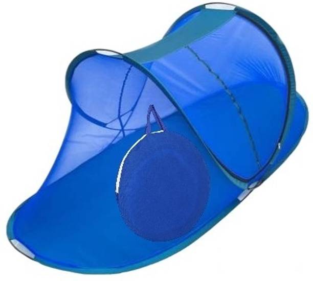 Lemork Polyester Adults Washable High Quality, Self standing with one Side Slidder Gate machhardani Single Bed Mosquito Net