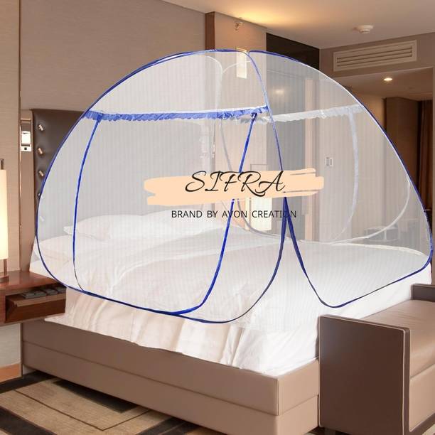 SIFRA Polyester Adults Washable Premium Mosquito Net Import Quality Mosquito Net