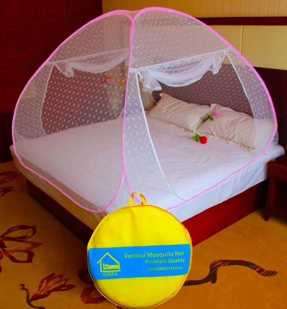 VERDIOZ Cotton Adults Washable DOUBLE BED Mosquito Net
