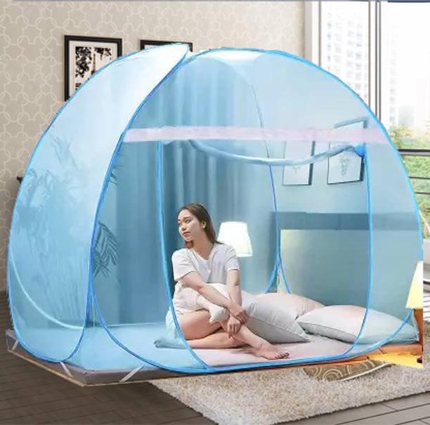 didhiti Polyester Kids Washable BLUE-AA-CCC mosquito net queen machardani for double bed 6 6 mosquito dani kids Mosquito Net