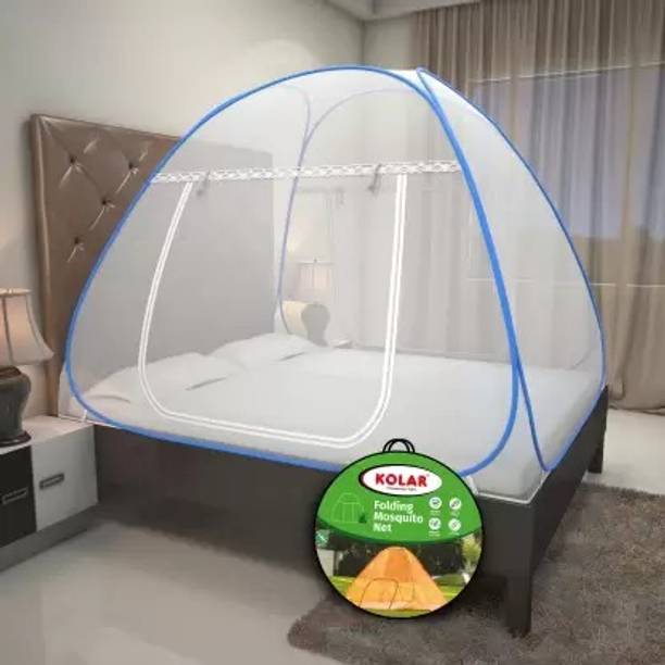 Adbra HDPE - High Density Poly Ethylene Adults Washable Double Bed Machardani Mosquito Net