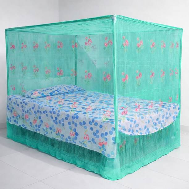 FB enterprise Exclusive Designer Pink Bed Canopy Net – Ultimate Comfort & Protection HDPE - High Density Poly Ethylene Washable Adults Mosquito Net