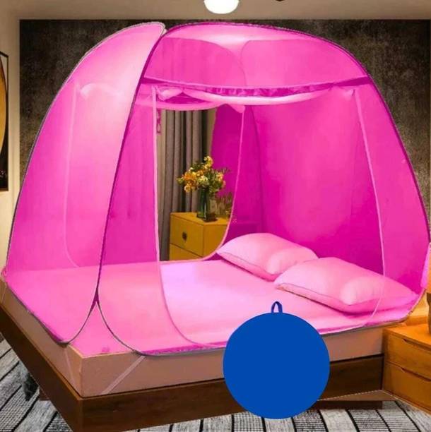 zeroes Mosquito Net for Double Bed King Size Foldable, ...
