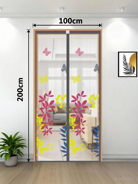 SafeMyles Magnetic Door Mosquito Net – Easy Fit, Breathable & Mosquito Protection Polyester Washable Adults Mosquito Net