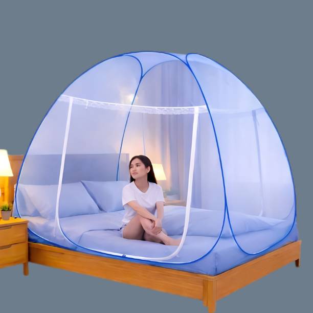 VXHAENTERPRISE Portable Sleeping Mesh Canopy for Indoor Bed Comfort Polyester Washable Adults Mosquito Net