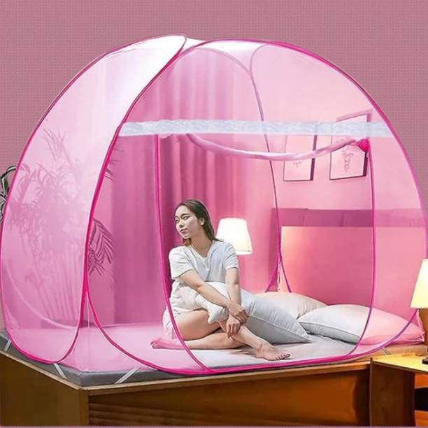 AK FAISHAN Breathable Indoor Bed Canopy for Relaxed Sleep Environment Polyester Washable Adults Mosquito Net