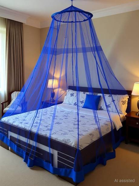 didhiti round mosquito net Polyester Washable Adults Mosquito Net