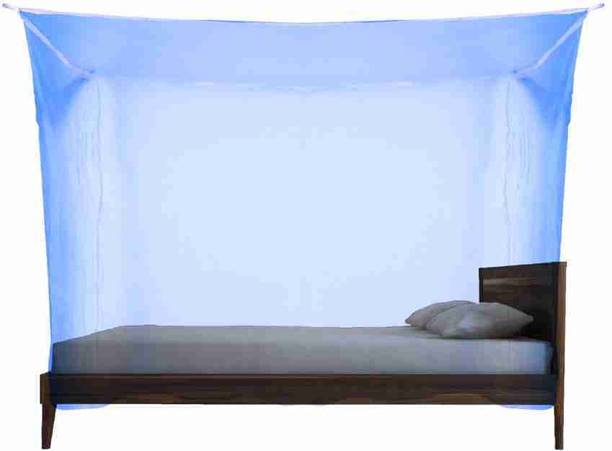 MINIKIDZ Polyester Adults Washable King Size Bed Mosquito net Tent/Hanging/Bed Box A011 Mosquito Net