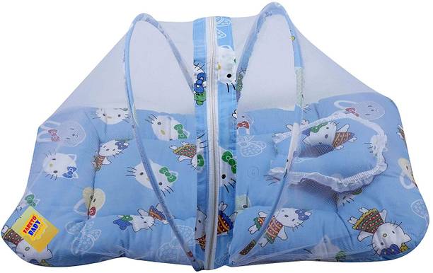 Fareto Baby Mattress with Mosquito Net(0-6 Months) standard crib