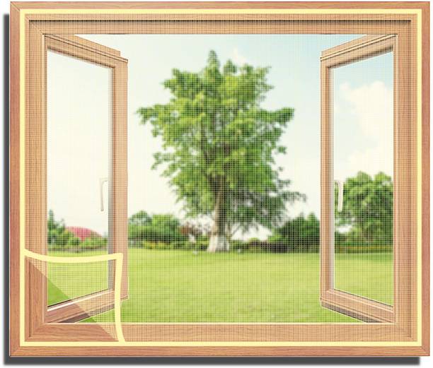TurtleGrip 120 GSM Fiberglass Pre-Stitched Window Fibre Washable Adults Mosquito Net