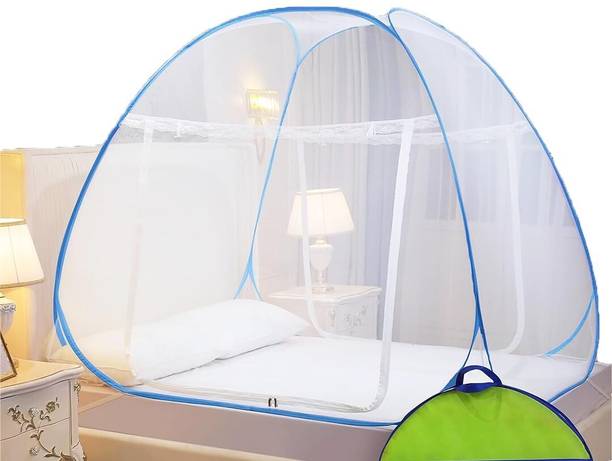 Flipkart Perfect Homes Mosquito Net Foldable for Double Size Bed Polyester Washable Adults Mosquito Net