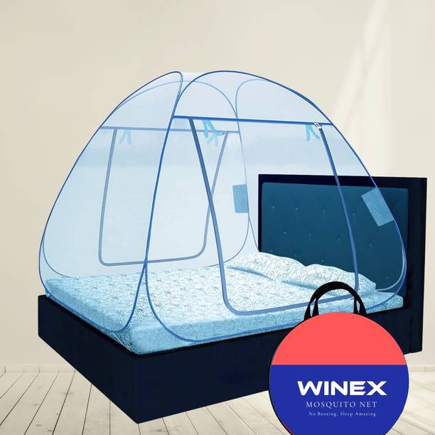 Winex Double Bed Canopy Net Polyester Washable Adults Mosquito Net