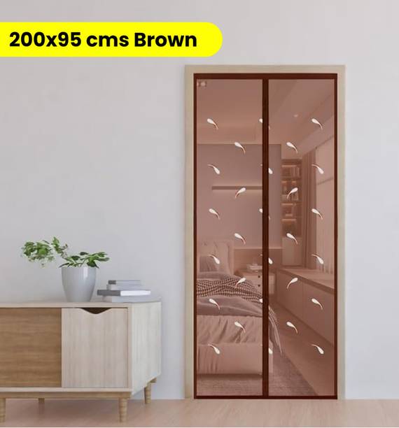 Classic Mosquito Net Polyester Adults Washable Feather Style Self-Closing Magnetic Door Mosquito Net