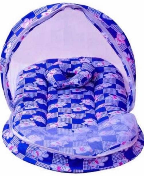 GANGAWANI Nylon Infants Washable printed baby mosquito net Mosquito Net