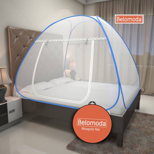 BELOMODA Polyester Adults Washable Polyester Adults Royal Blue Mosquito Net Mosquito Net